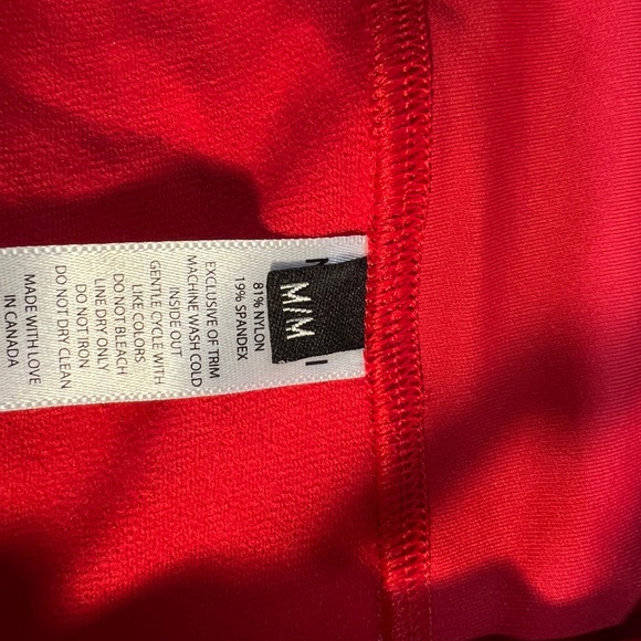 Michi **** Red Rebel Legging features an extra high rise waistband with lace-up - Picture 6 of 7